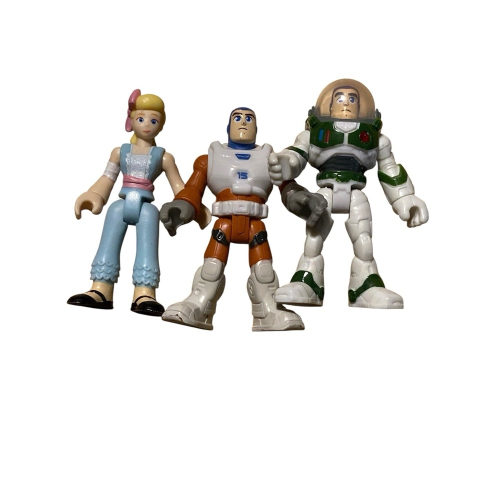 Disney Toy Story Imaginext Buzz Action Figures Lot Of 3